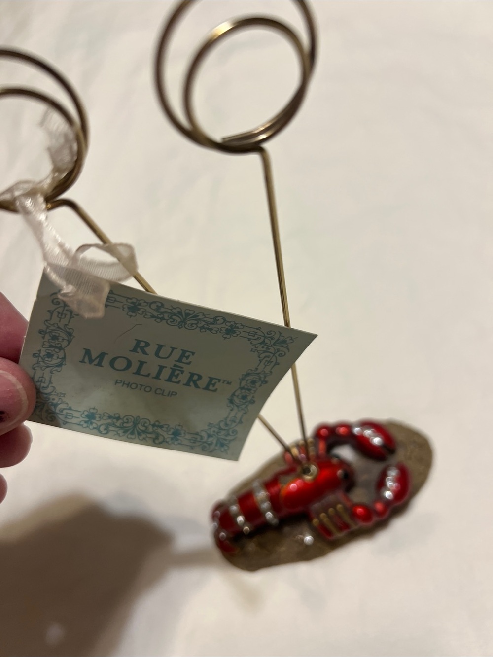 Red Lobster Photo Clip Holder